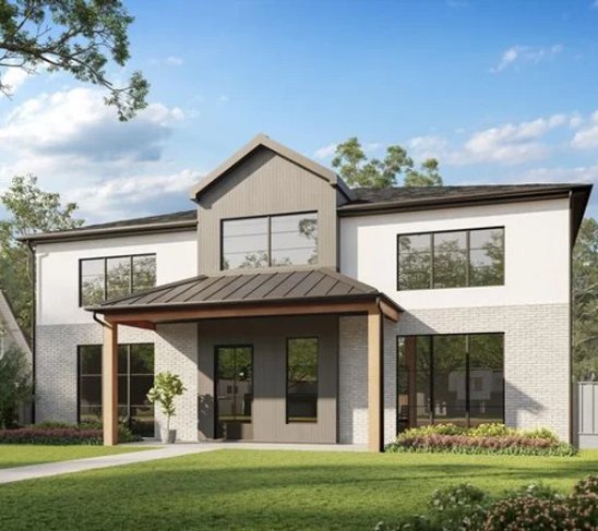 Modern single family home modern single family home