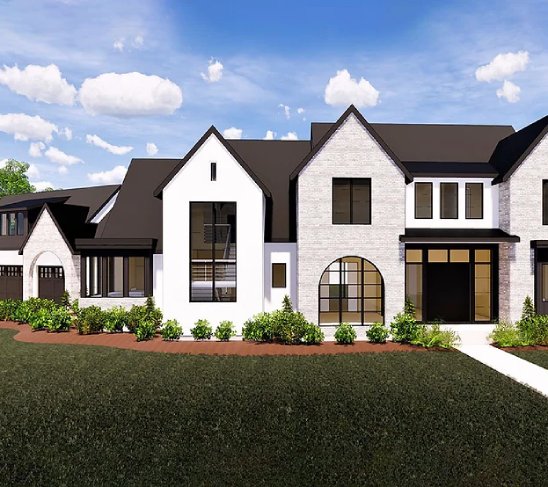 Proposed traditional modern 3d render proposed traditional modern 3d render