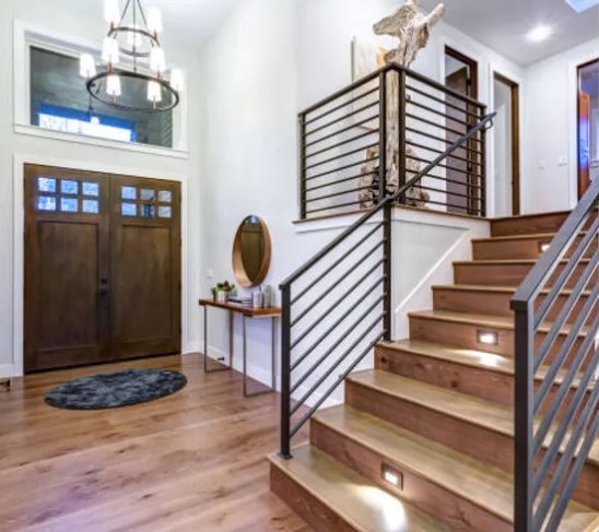 Traditional modern entry traditional modern entry